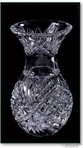 crystal vase short
