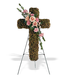 Pink Bouquet Cross